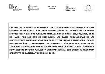 Imagen CONTRATACIÓN TEMPORAL DE UNA PERSONA CON DISCAPACIDAD